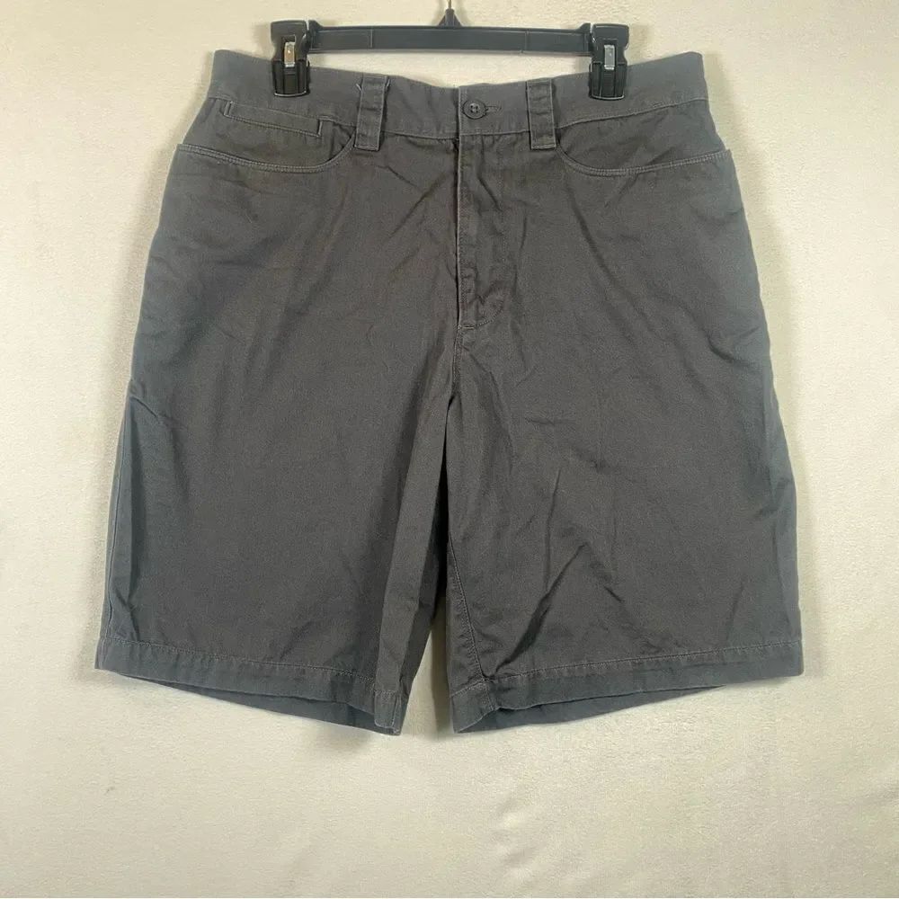 The North Face Dark Gray 100% Cotton Chino Shorts Size 34
